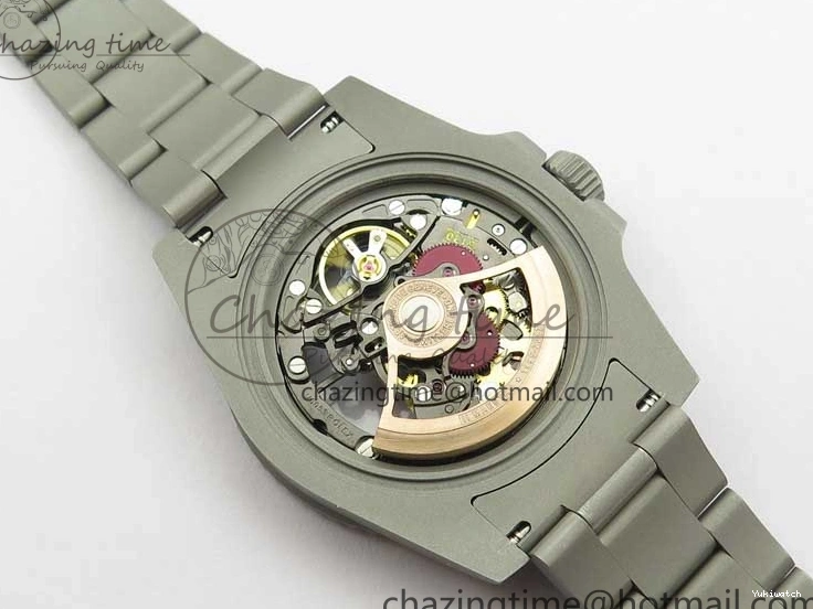 116610 Bezel Skeleton DIal Best Sandblasted Edition on ROF Andrea Submariner Carbon SA3130 Pirlo 0308